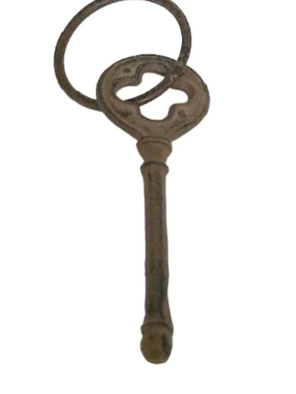 Antique Ornate Iron Clock Winding Key